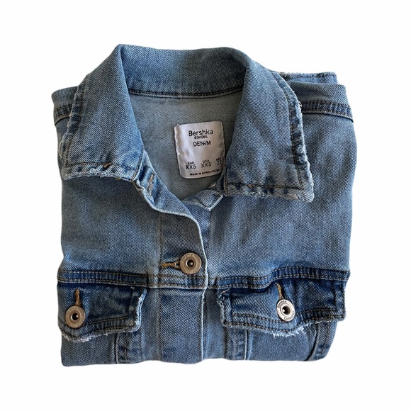 Jean denim jacket with 4 pockets - Picture 4 of 11